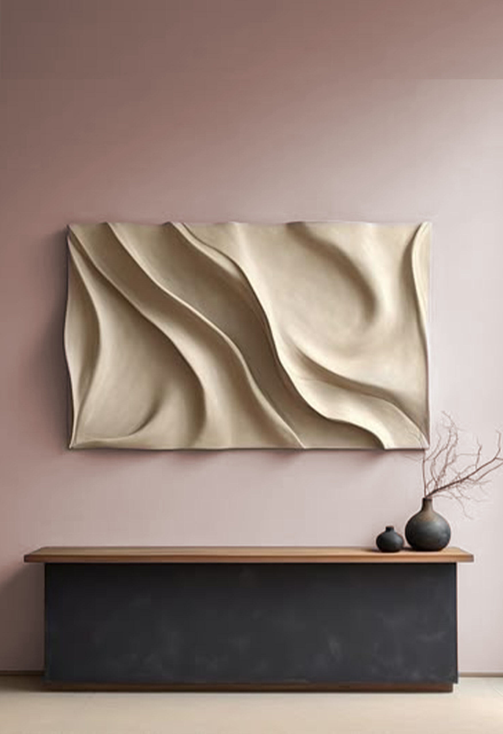 tableaux sculpture abstrait en resine