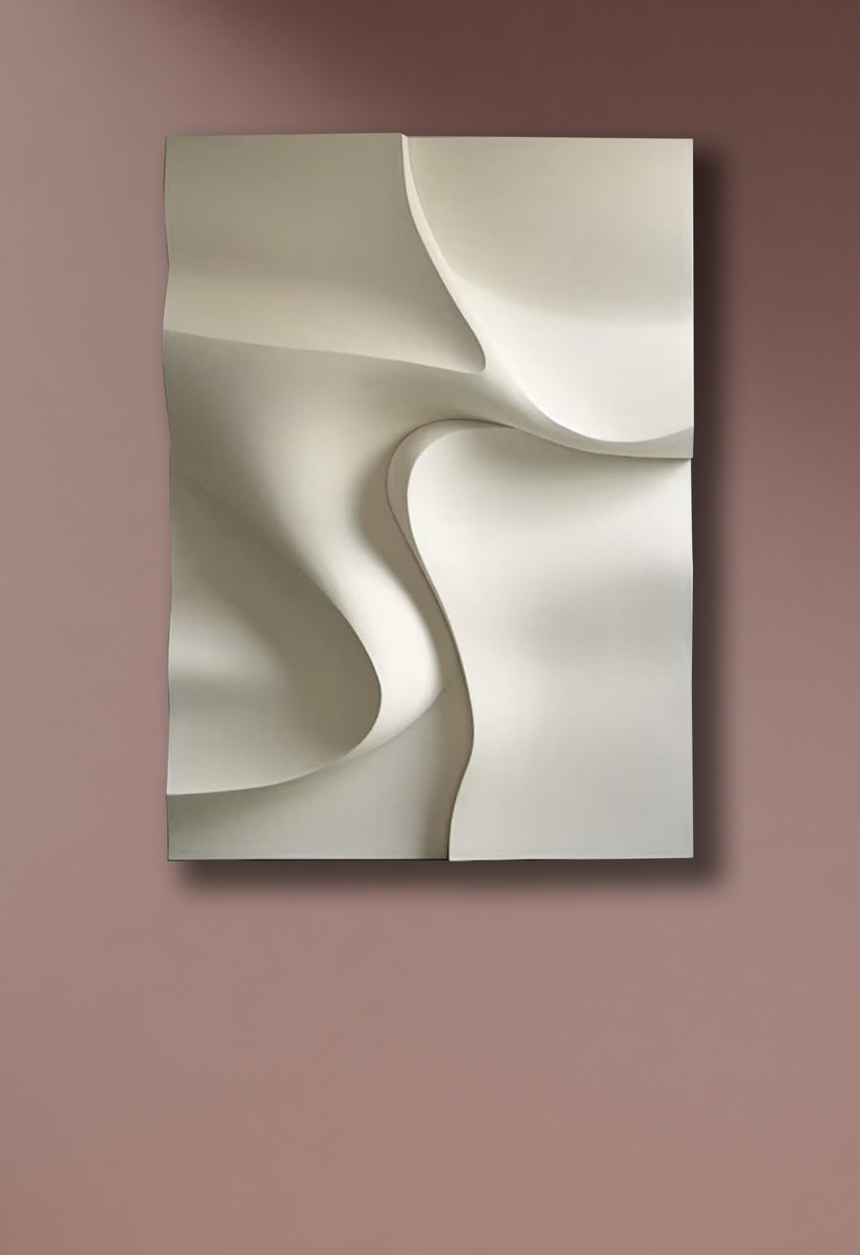 tableaux sculpture abstrait en resine