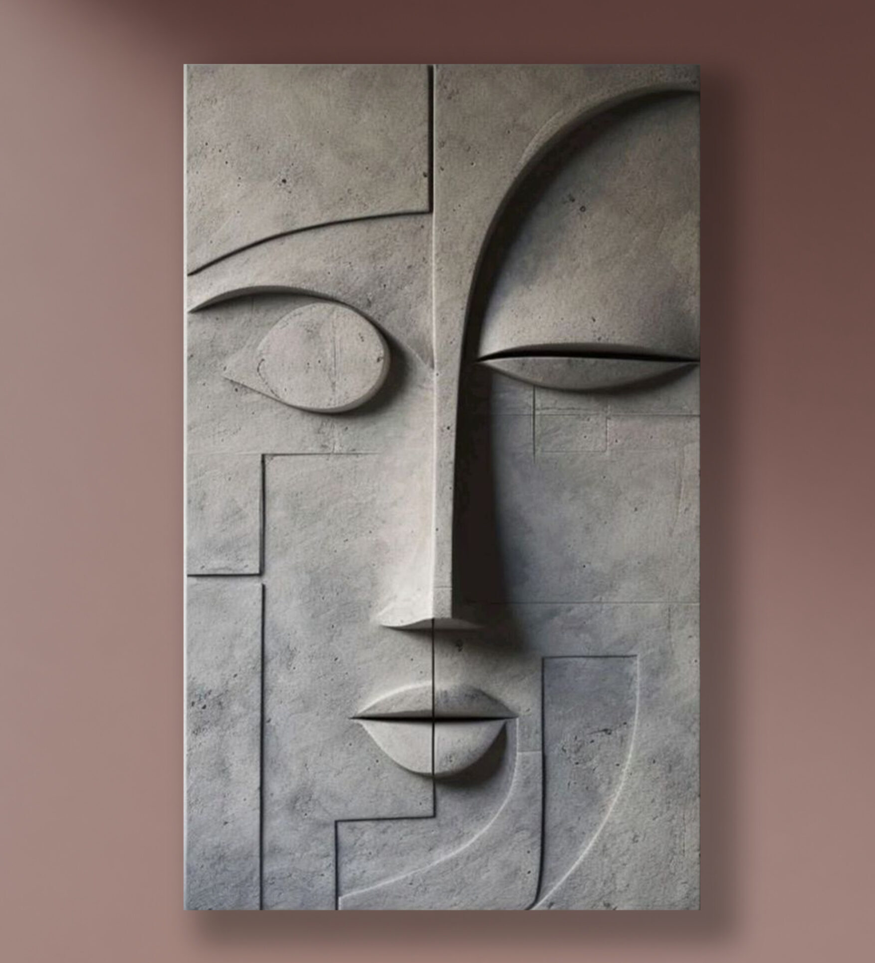 tableaux sculpture abstrait en resine